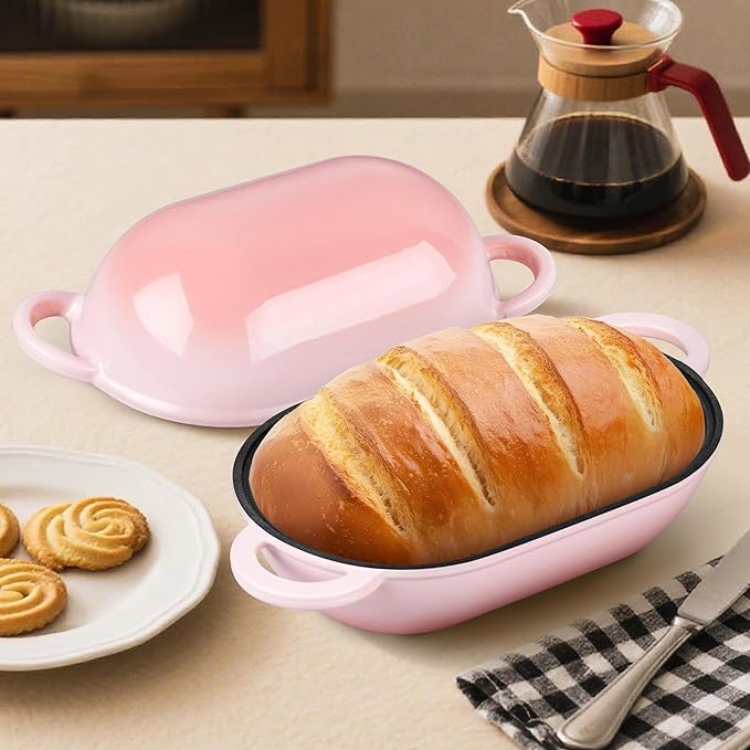 Homikit Enameled Cast Iron Dutch Oven - Image 4