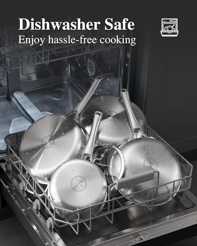 VocVoi Stainless Steel Pan, 12 Inch - Image 5