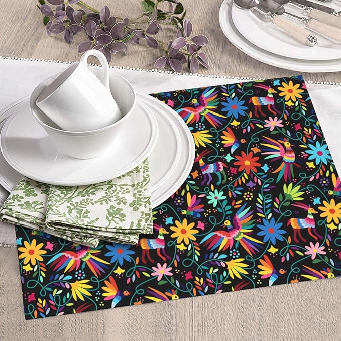 Mexican Folk Art Otomi Dish Drying Mats - Image 3