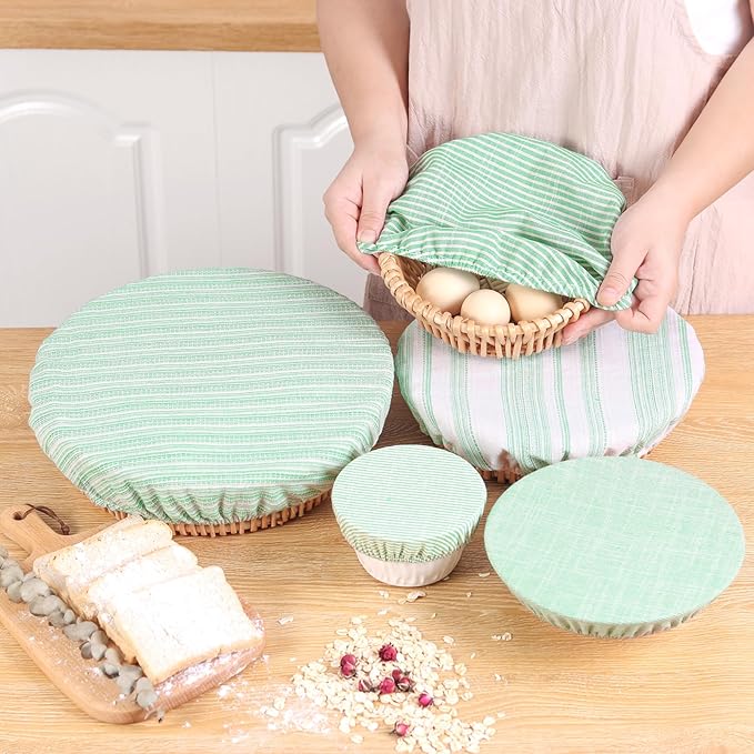 Reusable Bowl Covers, 5 Size Stretch Cloth Bowl Covers - Image 3