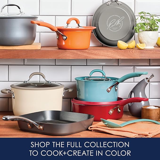 Rachael Ray Cook + Create Nonstick Frying Pan/Skillet - Image 7