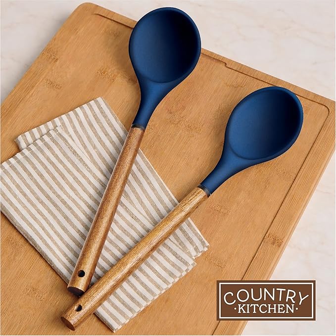 Country Kitchen Non Stick Silicone Utensil Set - Image 7