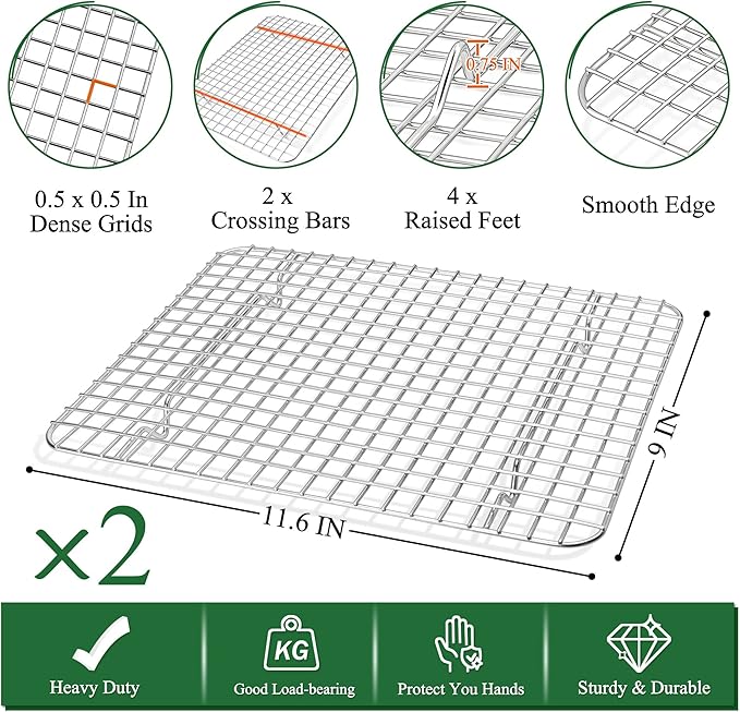 P&P CHEF 12.5 Inch Toaster Oven Pan - Image 3