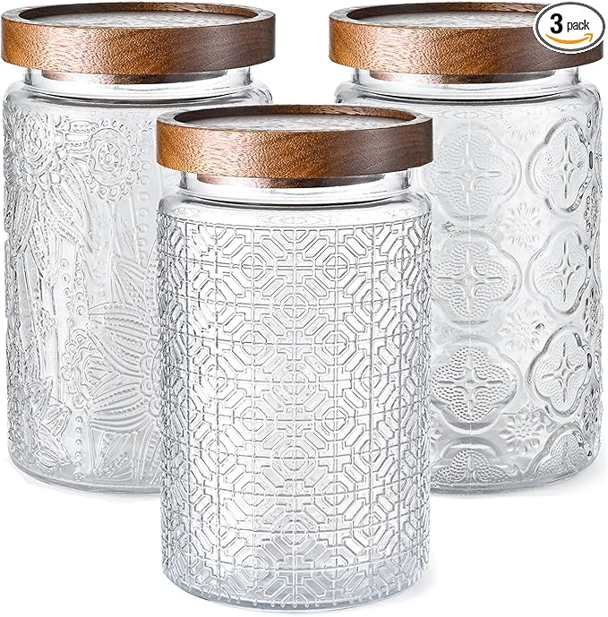 Adodeen 3-Pack 32oz Glass Jar by Unknown
