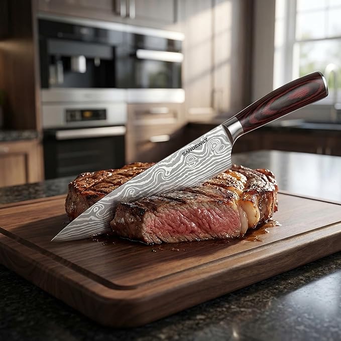 Professional Kitchen Knives High Carbon Stainless Steel Chef Knife Set - Image 6