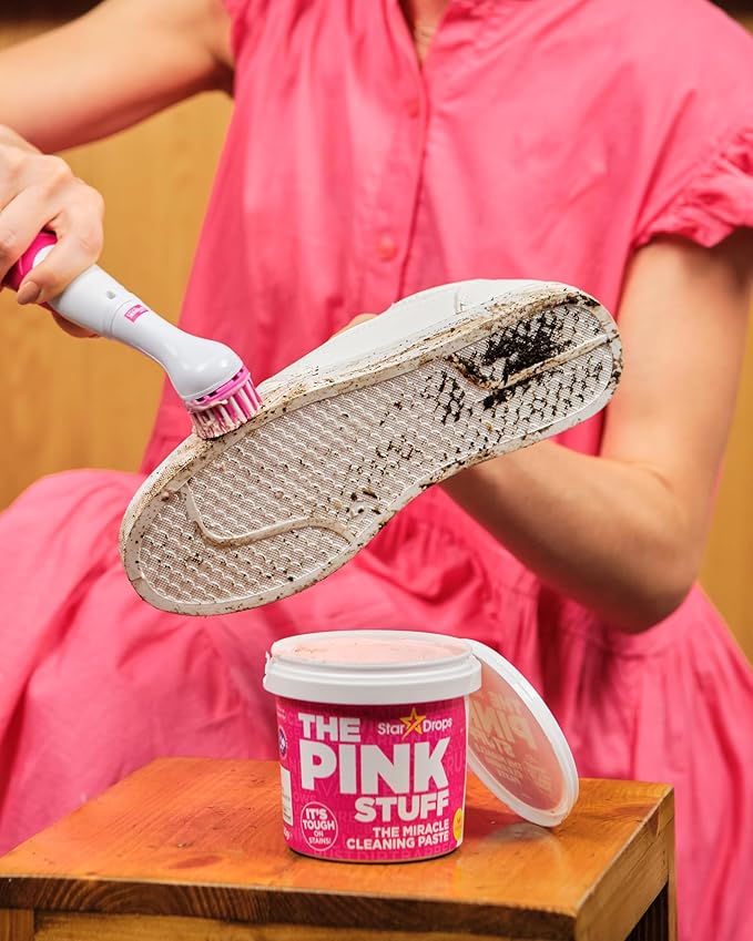 The Pink Stuff - Stardrops - The Miracle Scrubber Kit - 4 Cleaning Brush Heads - Image 2