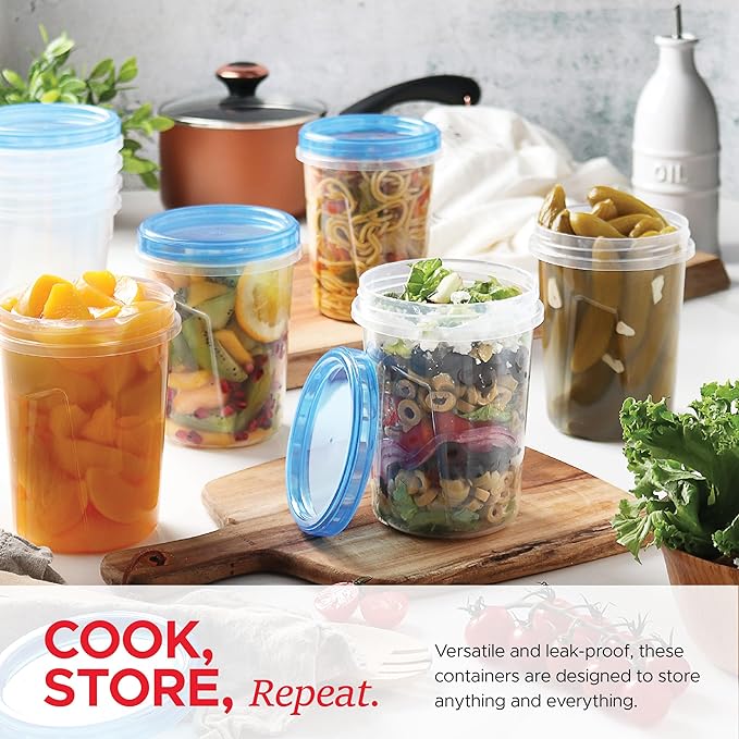 Tafura 12 Pack Leakproof Freezer Containers - Image 2