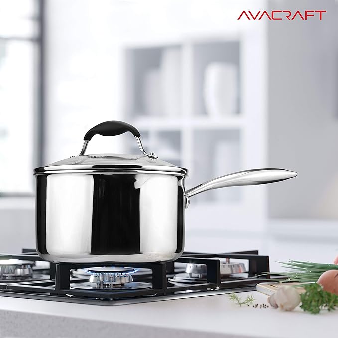AVACRAFT Tri-Ply Stainless Steel Saucepan - Image 5