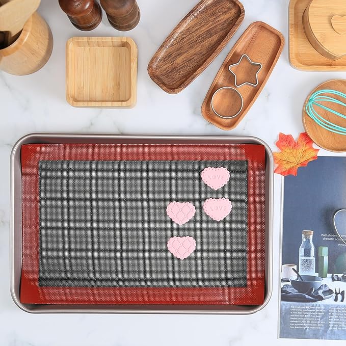 Perforated Silicone Baking Mat for Jelly Roll Pan, Non-Stick Eclair Baking Mat - Image 7