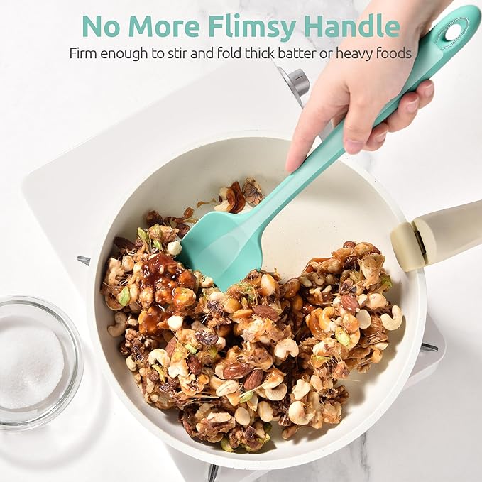 U-Taste Extra-Long 600ºF Heat Resistant Spatula Spoon: 14" Silicone Spoonula - Image 9