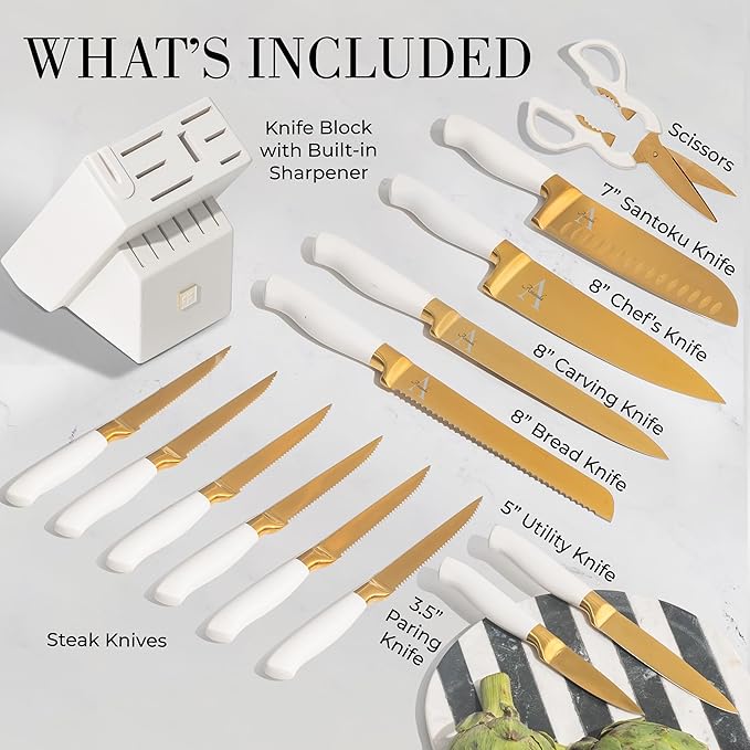 Personalized Gold Knife Set - Image 6