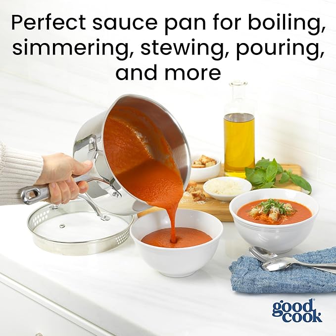 GoodCook Stainless Steel Sauce Pan - Image 2