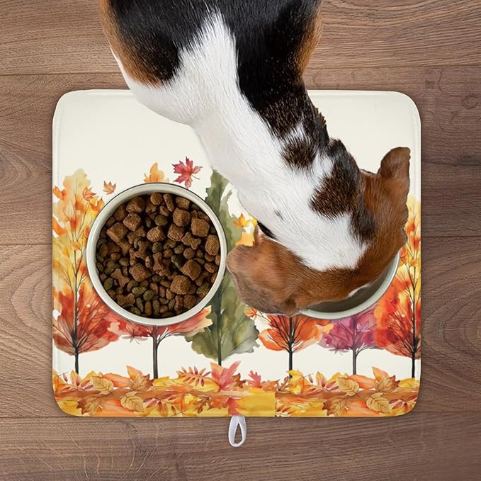 Fall Maple Leaves Dish Drying Mat - Image 8