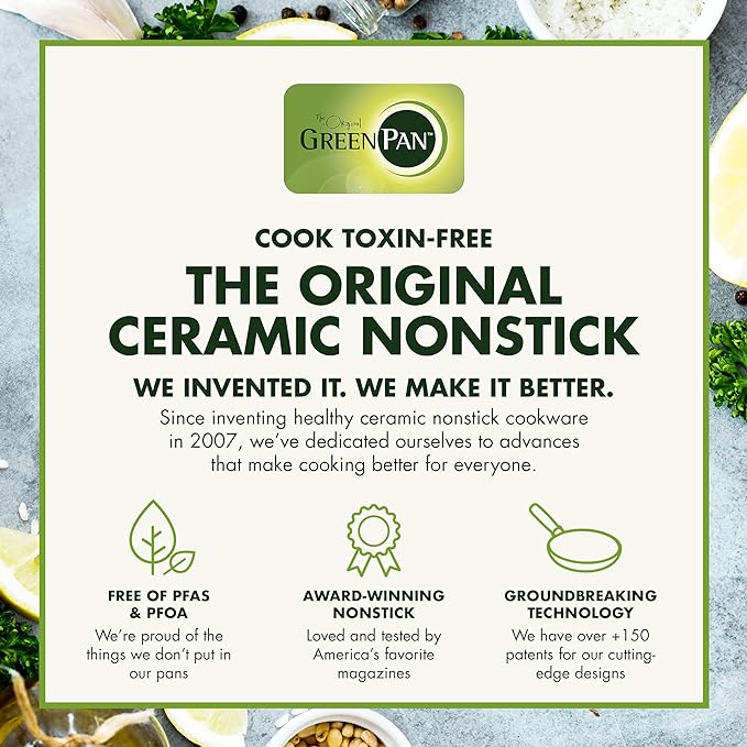 GreenPan Rio Healthy Ceramic Nonstick 2QT Saucepan Pot - Image 7