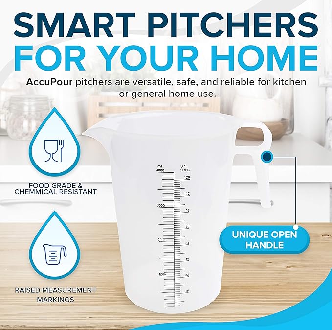 ACCUPOUR 64oz Measuring Pitcher, Pool and Lawn - Image 2
