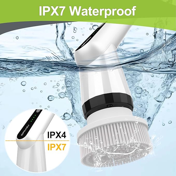 Electric Scrubber Brush, IPX7 Electric Scrubber - Image 7