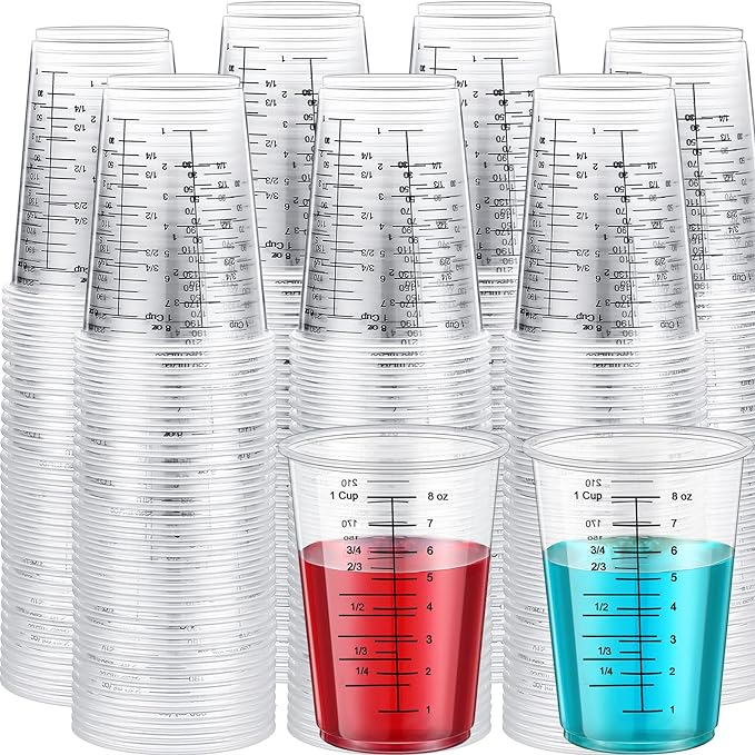 Yunsailing 400 Pack Disposable Measuring Cups by Yunsailing
