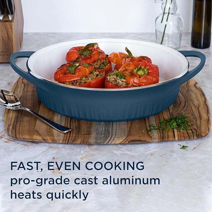 CorningWare QuickHeat 4-QT Cast Aluminum Braiser - Image 3