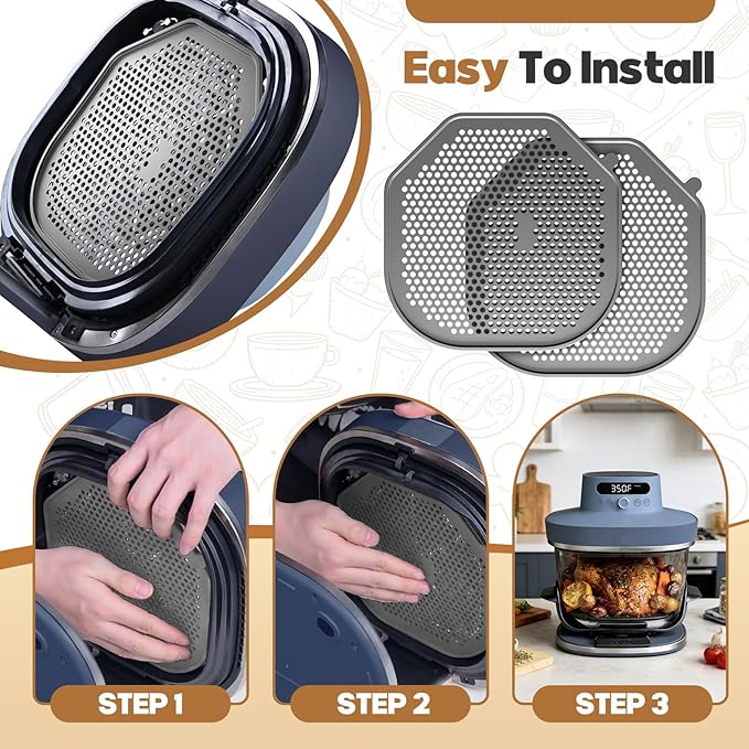 2 PCS Silicone Splatter Shield Heat-Resistant Splash Guard - Image 3