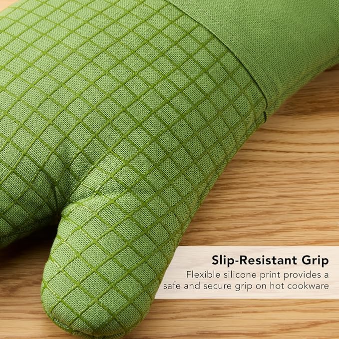 KITCHENAID Gourmet Series Gridlines Oven Mitts 2-Pack Set, Heat Resistant up to - Image 7