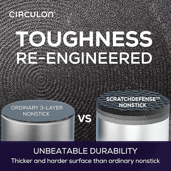 Circulon A1 Series with ScratchDefense Nonstick Induction Cookware, Stockpot - Image 5