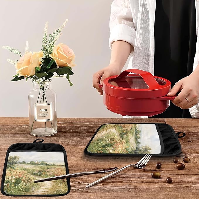 Rustic Wildflower Meadow Pot Holders - Image 5