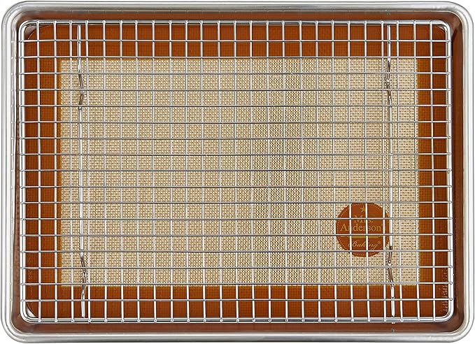Mrs. Anderson’s Baking Quarter Sheet Pan, 9.5-Inches x 13-Inches, Heavyweight - Image 4
