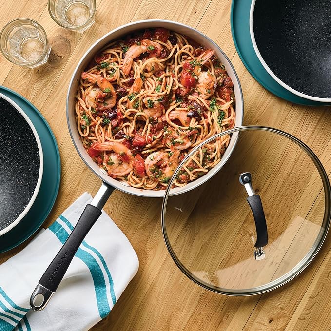 Rachael Ray Cucina Ceramic Nonstick Saute Pan - Image 8