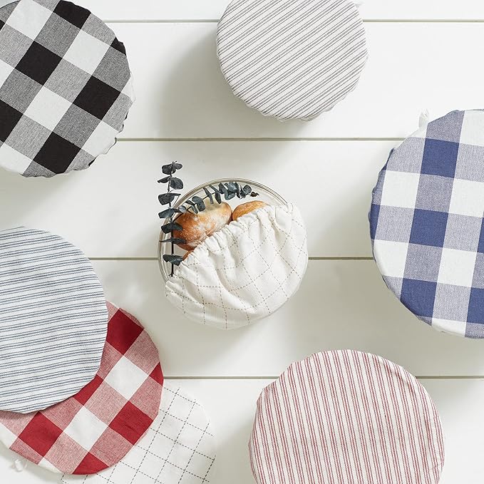 DII Reusable Cloth Bowl Cover Collection Machine Washable, Cotton - Image 6