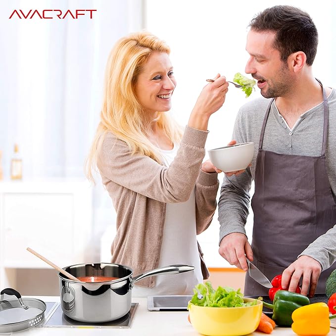 AVACRAFT Tri-Ply Stainless Steel Saucepan - Image 7