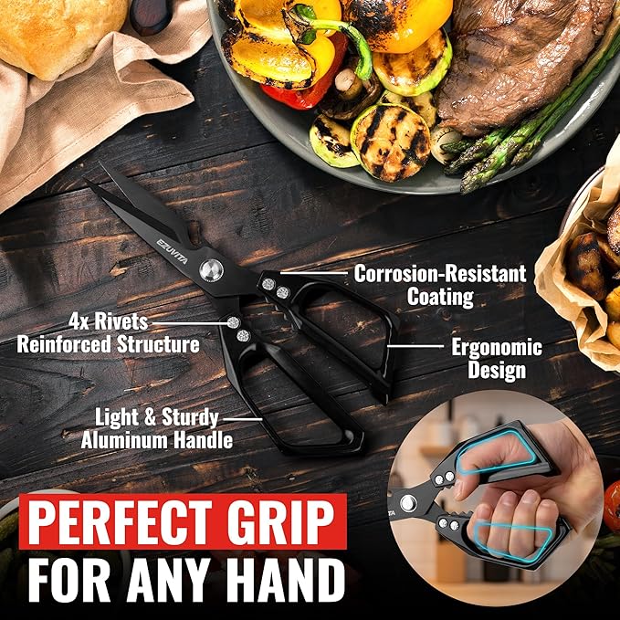 5-in-1 Multifunctional Heavy-Duty Korean Kitchen Scissors - Image 4