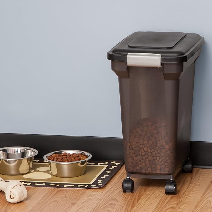 IRIS USA Dog Food Storage Container 22 lbs, WeatherPro Made in USA, Airtight - Image 5
