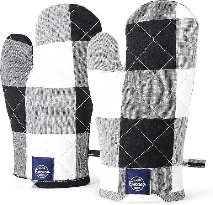 Encasa XO Long 12"x7" Oven Microwave Hand Gloves Mitts by EncasaXO