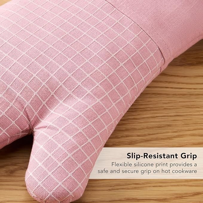 KITCHENAID Gourmet Series Gridlines Oven Mitts 2-Pack Set, Heat Resistant up to - Image 7