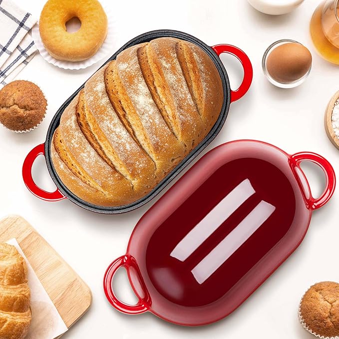 Homikit Enameled Cast Iron Dutch Oven - Image 9