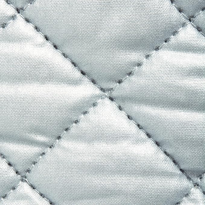 DII Basic Terry Collection Quilted 100% Cotton, Mineral Gray, 3 Piece - Image 5
